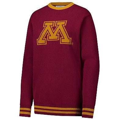 Unisex Uscape Apparel Maroon Minnesota Golden Gophers Renew Knit Vintage Pullover Sweater