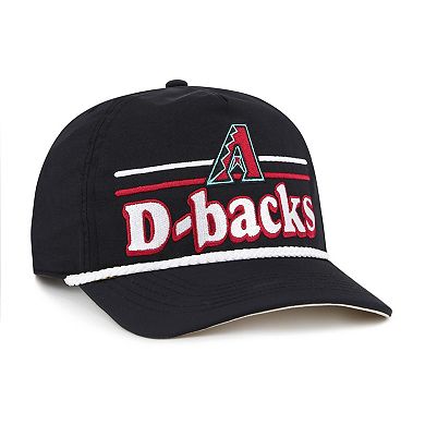 Men's '47 Black Arizona Diamondbacks Campscape Hitch Adjustable Hat