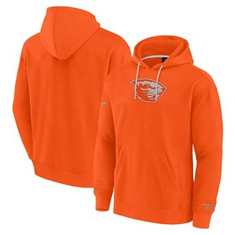 Men's Fanatics Orange Oregon State Beavers Pace Pullover Hoodie