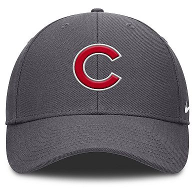 Men's Nike Gray Chicago Cubs Club Performance Adjustable Hat