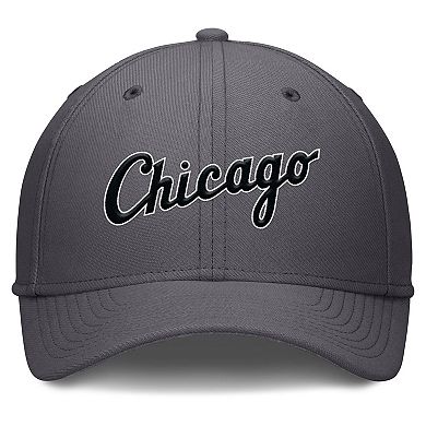 Men's Nike Gray Chicago White Sox Swoosh Performance Flex Hat