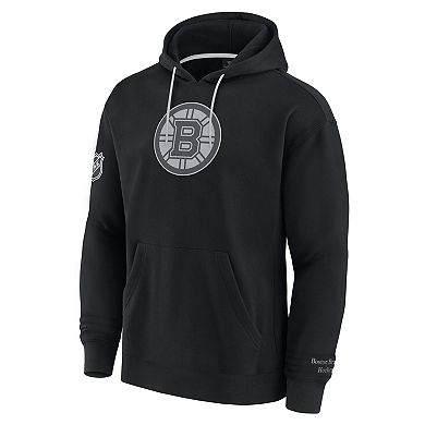 Men's Fanatics Black Boston Bruins Elements Pace Pullover Hoodie