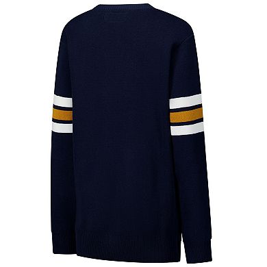 Unisex Uscape Apparel Navy Notre Dame Fighting Irish Renew Knit Vintage Pullover Sweater