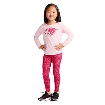 Girls 4-6x Under Armour Printed Long Sleeve Top & Leggings Set