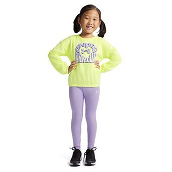 Girls 4-6x Under Armour Crewneck Top & Leggings Set