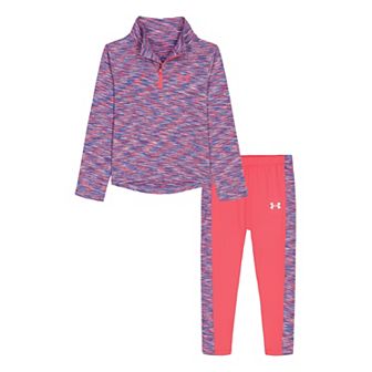 Girls 4-6x Under Armour Tech Twist Quarter-Zip Top & Leggings Set