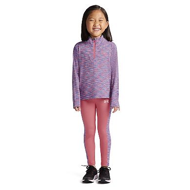 Girls 4-6x Under Armour Tech Twist Quarter-Zip Top & Leggings Set