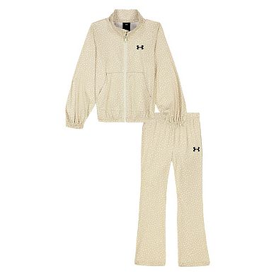 Girls 4-6x Under Armour Allover Print Full-Zip Jacket & Pants Set