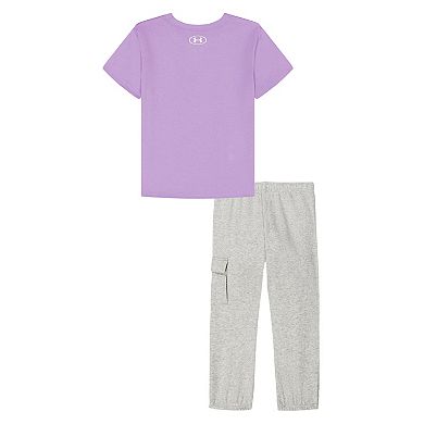 Girls 4-6x Under Armour T-Shirt & Cargo Pants Set