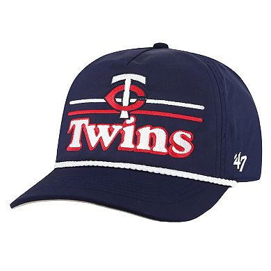 Men's '47 Navy Minnesota Twins Campscape Hitch Adjustable Hat