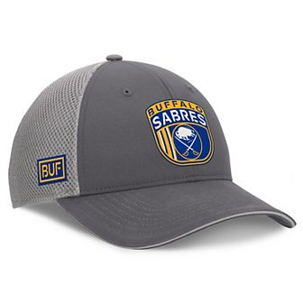 Men's Fanatics Gray Buffalo Sabres Home Ice Trucker Adjustable Hat