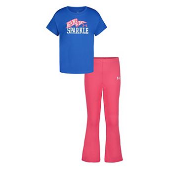 Baby & Toddler Girl Under Armour 2 pc Graphic Tee & Yoga Pants Set