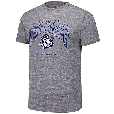 Men's League Collegiate Wear Heather Gray North Carolina Tar Heels Tall Arch 2.0 Victory Falls Tri-Blend T-Shirt