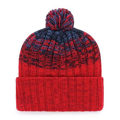 Youth '47 Red Los Angeles Angels Cascade Cuffed Knit Hat with Pom