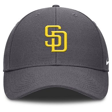 Men's Nike Gray San Diego Padres Club Performance Adjustable Hat