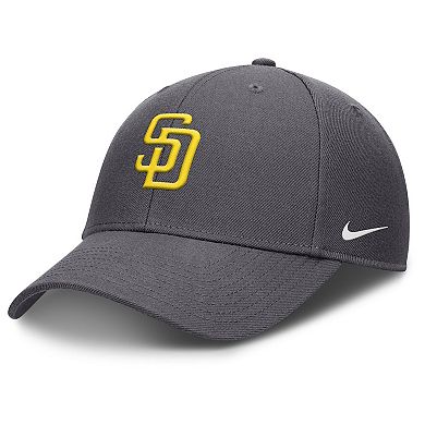 Men's Nike Gray San Diego Padres Club Performance Adjustable Hat