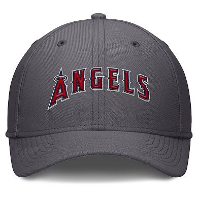 Men's Nike Gray Los Angeles Angels Swoosh Performance Flex Hat