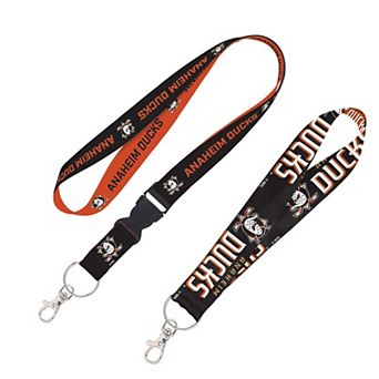 WinCraft Anaheim Ducks Two-Pack Lanyard with Detachable Buckle & Key Strap Set