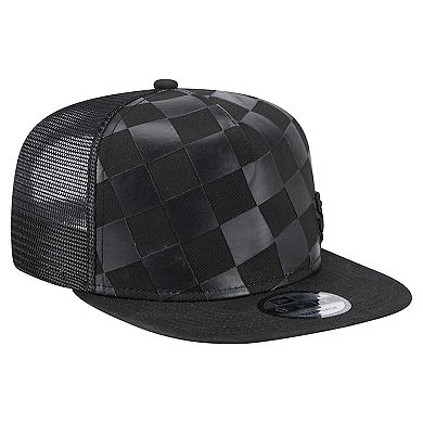 Men's New Era Black San Francisco Giants Score Check 9FIFTY A-Frame Trucker Snapback Hat
