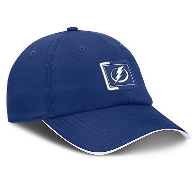 Men's Fanatics Blue/White Tampa Bay Lightning Authentic Pro Ripstop Adjustable Hat