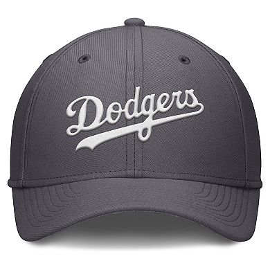 Men's Nike Gray Los Angeles Dodgers Swoosh Performance Flex Hat