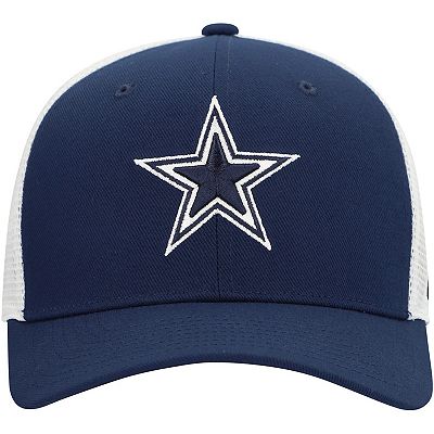 Men s Nike Navy Dallas Cowboys Rise Structured Trucker Adjustable Hat