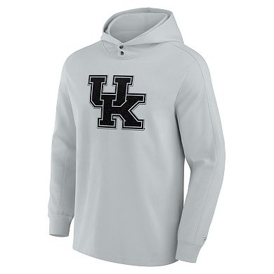 Men's Fanatics Gray Kentucky Wildcats Blaze Tri-Blend Pullover Hoodie