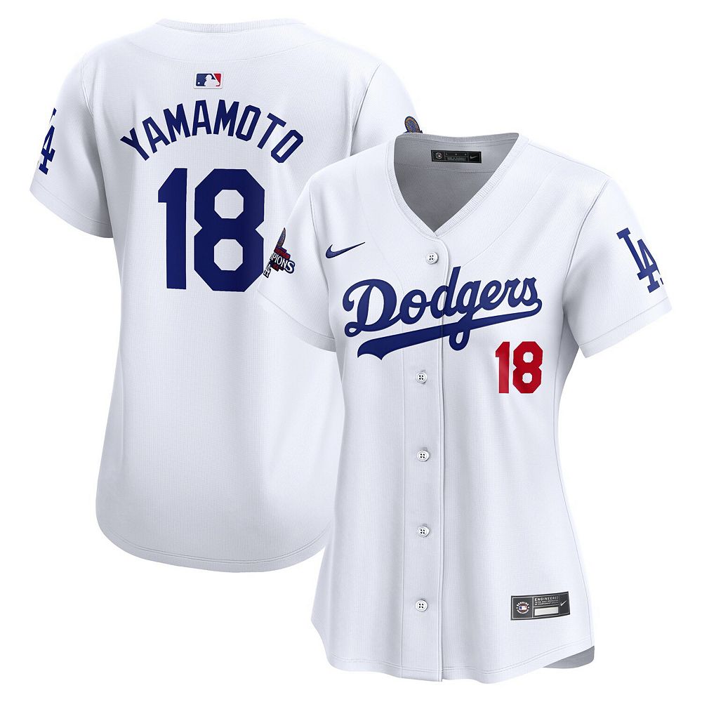 Women's Nike Yoshinobu Yamamoto White Los Angeles Dodgers