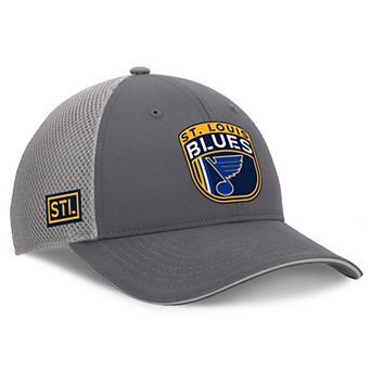 Men's Fanatics Gray St. Louis Blues Home Ice Trucker Adjustable Hat