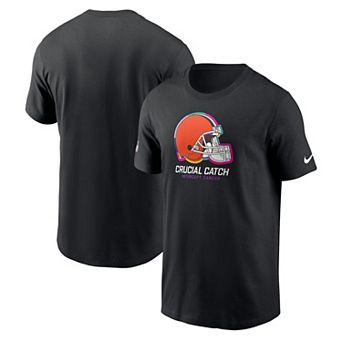 Youth Nike Black Cleveland Browns 2024 NFL Crucial Catch T-Shirt