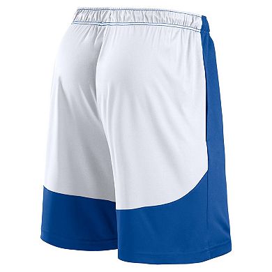 Men's Fanatics Royal/White Indianapolis Colts Launch Polyester Shorts