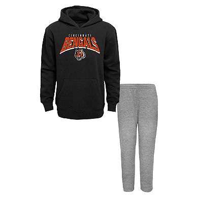 Toddler Cincinnati Bengals Dynamic Duo Fleece Pullover Hoodie & Sweatpants Set