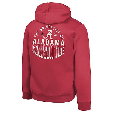 Youth Crimson Alabama Crimson Tide Team Banner Fleece Pullover Hoodie