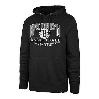 Unisex '47 Black Brooklyn Nets Good Call Headline Pullover Hoodie