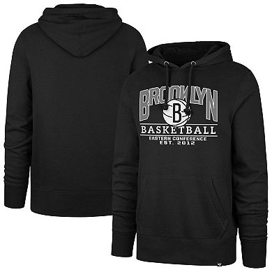 Unisex '47 Black Brooklyn Nets Good Call Headline Pullover Hoodie