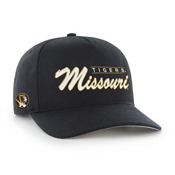 Men's '47 Black Missouri Tigers Double Header Hitch Adjustable Hat
