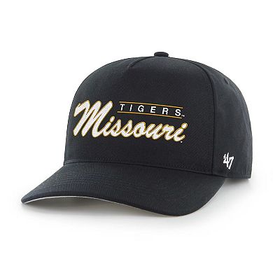 Men's '47 Black Missouri Tigers Double Header Hitch Adjustable Hat