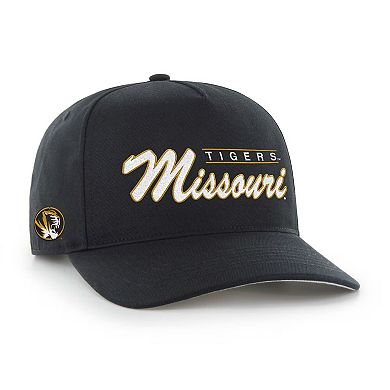 Men's '47 Black Missouri Tigers Double Header Hitch Adjustable Hat