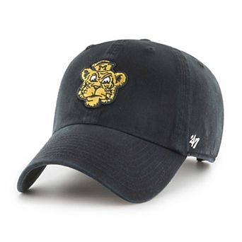 Men's '47 Brand Black Missouri Tigers Clean Up Adjustable Hat