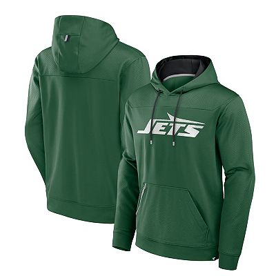 Men s Fanatics Green New York Jets Defender Pullover Hoodie