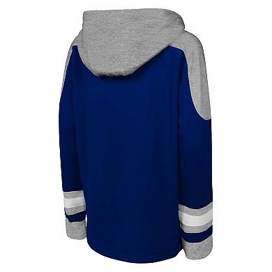 Youth Blue Toronto Maple Leafs Ageless Must Have Home V-Neck Pullover Hoodie