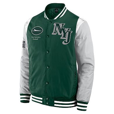 Unisex Fanatics Green New York Jets Elements Elite Full-Snap Jacket