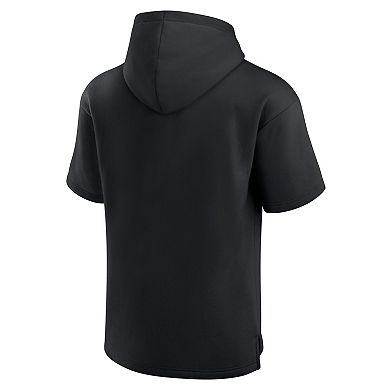 Unisex Fanatics Black Cleveland Browns Elements Ready Short Sleeve Pullover Hoodie