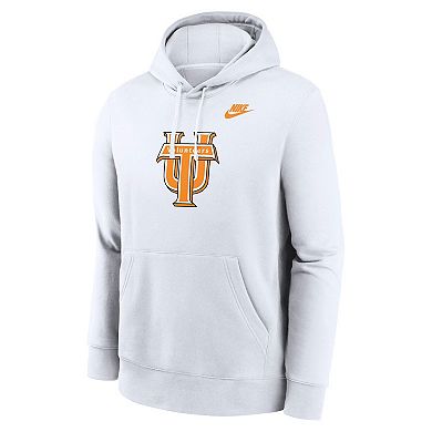 Men's Nike White Tennessee Volunteers Vault Logo Pullover Hoodie