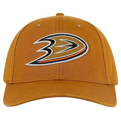 Men's American Needle Tan Anaheim Ducks Hepcat Washed Twill Adjustable Hat