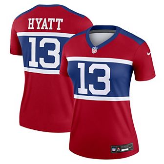 Women's Nike Jalin Hyatt Red New York Giants Alternate Legend Player Performance Top