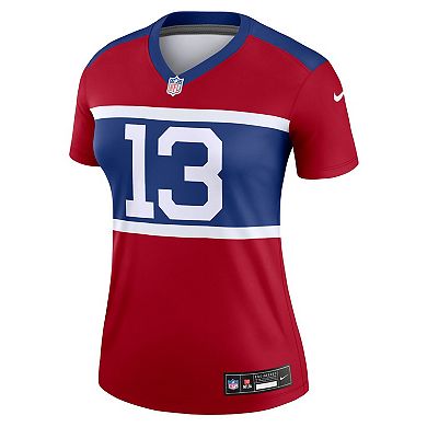 Women's Nike Jalin Hyatt Red New York Giants Alternate Legend Player Performance Top