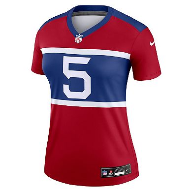 Women's Nike Kayvon Thibodeaux Red New York Giants Alternate Legend Player Performance Top