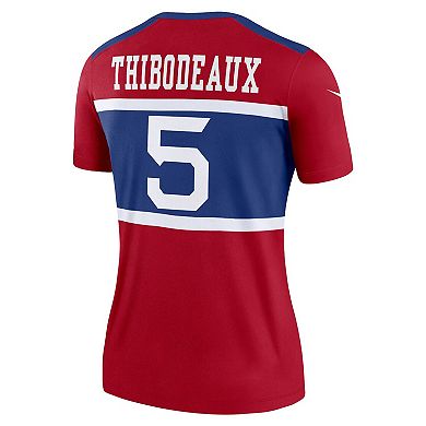 Women's Nike Kayvon Thibodeaux Red New York Giants Alternate Legend Player Performance Top