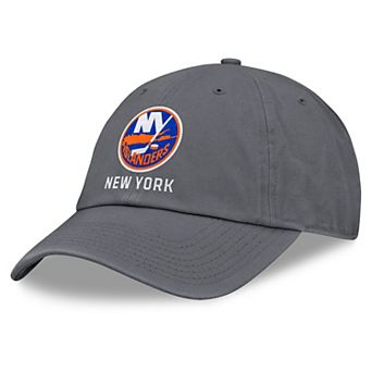 Men's Fanatics Charcoal New York Islanders Washed Adjustable Hat